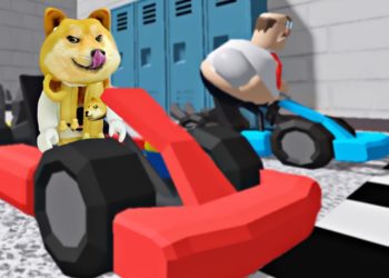 APOSTEI CORRIDA COM O PROFESSOR DA ESCOLA! | Roblox | GREAT SCHOOL BREAKOUT!