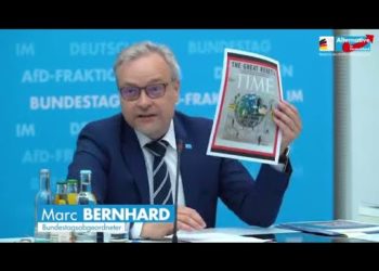 AfD PK. Umwelt & Klimapolitik, The Great Reset. Marc Bernhard, Karsten Hilse, Steffen Kotré 18.05.21