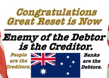 Congratulations – Great Reset is Now. Enemy of the Debtor is the Creditor. Live Broadcast.