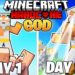 I Survived 100 DAYS as a GOD in HARDCORE Minecraft!