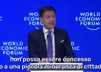 L'intervento del Presidente Conte al World Economic Forum di Davos (SOTTOTITOLI ITA)