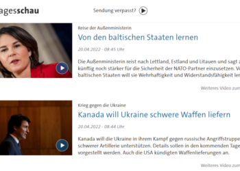 McTagesschau-Burger, blaugelb verpackt