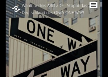 Menschen so gehirngewaschen, dass sie Prüfung auf Irrtümer für unnötig halten! Wahlbündnis rettet?↓↓