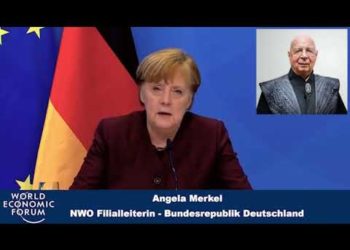 Merkel spricht auf dem WEF in Davos. 28.01.2021 #WEF #Merkel #KlausSchwab