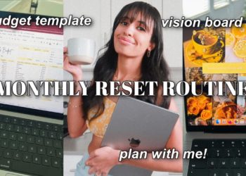 My Monthly Reset Routine (plan with me MAY 2022, monthly budget with me, 2022 goal setting & more!)
