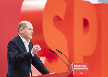 Olaf Scholz beklagt Verleumdung der SPD wegen ihrer Russlandpolitik
