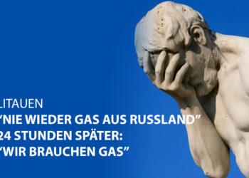 EXKLUSIV: DUMM GELAUFEN. LITAUEN GAS BOYKOTT HIELT KEINE 24 STUNDEN