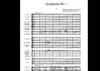 Partituren dürfen nicht brennen!