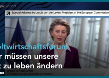 Rede von Ursula von der Leyen beim Weltwirtschaftsforum am 26.01.21
