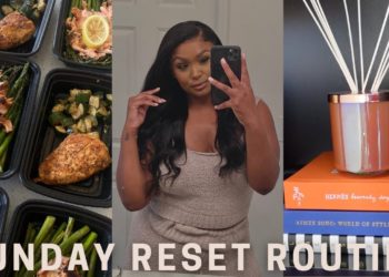 SUNDAY RESET ROUTINE VLOG | KETO MEAL PREP + BUDGETING + CLEAN WITH ME + WASH DAY | YUNNIEROSE