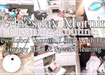 WEDNESDAY MORNING SPEED CLEANING MOTIVATION & GROCERY HAUL |HUGE WORKING MOM RESET ROUTINE & LAUNDRY