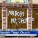 Gottlose Linke zerstören katholische Kirche in Boulder mit Pro-Abtreibungs-Graffiti