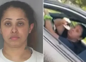 Die Mutter von Georgia hatte ihre drei Kinder auf dem Rücksitz, als sie einem 17-jährigen Mädchen bei einem Vorfall im Straßenverkehr ins Gesicht schoss – ging dann, um sich die Nägel machen zu lassen