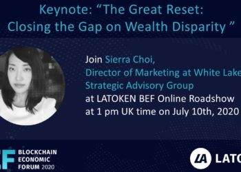 Keynote by Sierra Choi "The Great Reset: Closing the Gap on Wealth Disparity "