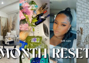 MONTHLY RESET ROUTINE for a Productive Month | Cleaning, Cooking, Self Care + Planning