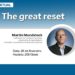 Palestra "The great reset" Martin Mundstock – FAHOR