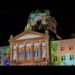 Rendez-vous Bundesplatz 2021 / Lightshow in Switzerland under Great Reset Flag