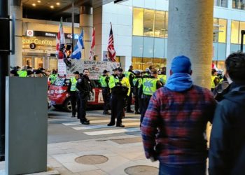 Rolling Thunder Motorcycle Convoy Live In Ottawa April 29/2022