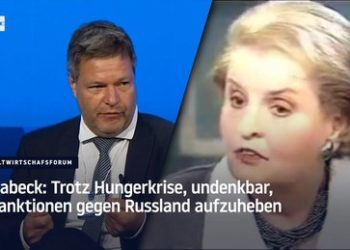 Habeck: Trotz Hungerkrise undenkbar, Sanktionen gegen Russland aufzuheben