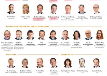 Das politische Mosaik: Sachverständigenrat, Evaluierungen, Pharmakontakte und Süddeutsche Zeitung