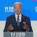 Der senile Biden hat Schwierigkeiten, seinen Teleprompter während der Bemerkungen auf dem IV-CEO-Gipfel zu lesen – dann flüstert er die Geschichte über seine Großmutter (VIDEO)