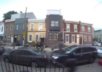 Philadelphia: Wilde Schüsse in der Nachbarschaft, aufgenommen von der Ringkamera;  Zwei Tote, zwei Verwundete