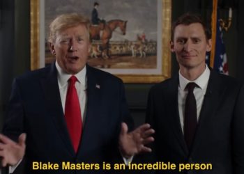 EXKLUSIV: Der von Trump unterstützte Kandidat des US-Senats, Blake Masters, zur Klage des gesetzlosen Biden-Regimes gegen die Staatsbürgerschaftsanforderungen von AZ-Wählern: „Sie setzen AMERIKA immer an den letzten Platz.“  (VIDEO)