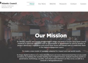 Das „Digital Forensics Lab“ des Atlantic Council – das an der Widerlegung der Berichterstattung bei den Wahlen 2020 im Zusammenhang mit Betrug beteiligt ist – hat KEINE Spitzenkräfte mit Expertise in digitaler Forensik