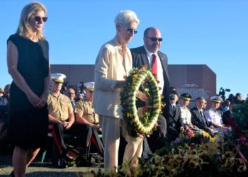 Würdenträger gedenken des 80. Jahrestages der Pazifikschlacht von Guadalcanal