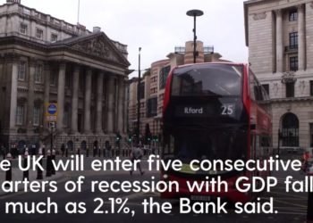 Bank of England führt den höchsten Zinssatz seit 27 Jahren ein – prognostiziert die längste Rezession seit der globalen Finanzkrise