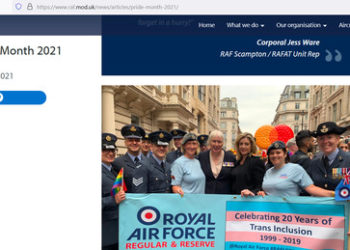 Britische Royal Air Force will keine weißen Männer mehr