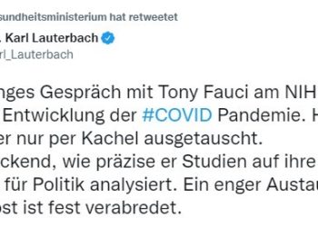 Das ist privat – Gesundheitsministerium distanziert sich von Lauterbachs Twitter-Account