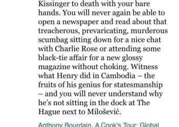 Die moderne Kriegstreiberei der USA macht selbst Henry Kissinger Angst