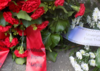 Leipzig: Alte und junge Kommunisten erinnern an die Ermordung Thälmanns