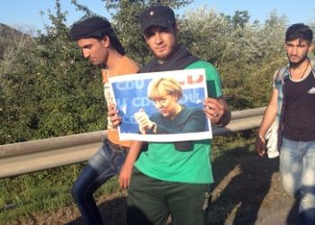 Migrationslobby im Kanzleramt