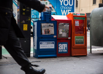 Bericht warnt davor, dass Chinas Medieneinflussbemühungen in den USA „sehr hoch“ sind