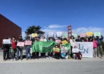 California Group Tours zur Unterstützung Taiwans beim Beitritt zu den Vereinten Nationen