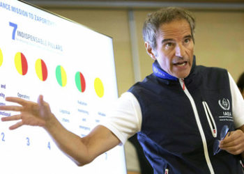 IAEA-Chef: Die physische Unversehrtheit des Kernkraftwerks Saporoschje wurde "mehrmals verletzt"