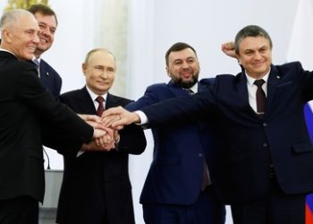 Gesetz unterzeichnet: DVR, LVR, Saporoschje und Cherson gehören nun offiziell zu Russland