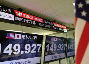Japanischer Yen fällt zum US-Dollar auf tiefsten Stand seit 1990
