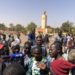 Nach Putsch in Burkina Faso: Demonstranten schwenken russische Fahnen