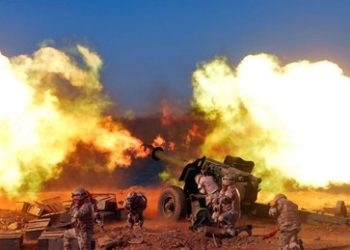 Nordkorea feuert hunderte von Artilleriegeschossen in Grenznähe ab