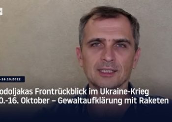 Podoljakas Frontrückblick im Ukraine-Krieg 10.-16. Oktober – Gewaltaufklärung mit Raketen