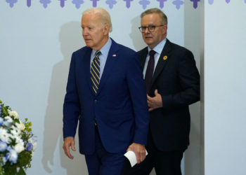 Biden bespricht mit dem australischen Premierminister den Sicherheitspakt in der Taiwanstraße
