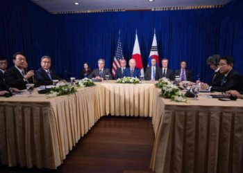 Südkorea, die USA und Japan geben angesichts zunehmender Spannungen mit Pjöngjang und Peking eine Erklärung ab