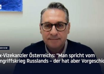 Ex-Vizekanzler Strache: "Man spricht vom Angriffskrieg Russlands – der hat aber eine Vorgeschichte"
