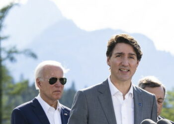 Medienbericht: Biden übte auf Trudeau Druck aus, Trucker-Proteste zu beenden