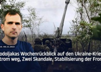 Podoljakas Wochenrückblick auf den Ukraine-Krieg: Strom weg, zwei Skandale, Stabilisierung der Front