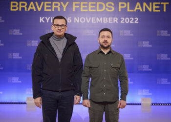 Polens Regierungschef in Kiew: "Entweder die Ukraine gewinnt den Krieg, oder ganz Europa verliert"