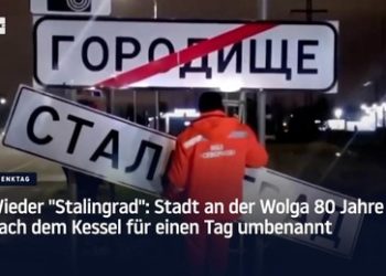 Wieder "Stalingrad": Stadt an der Wolga 80 Jahre nach dem Kessel für einen Tag umbenannt